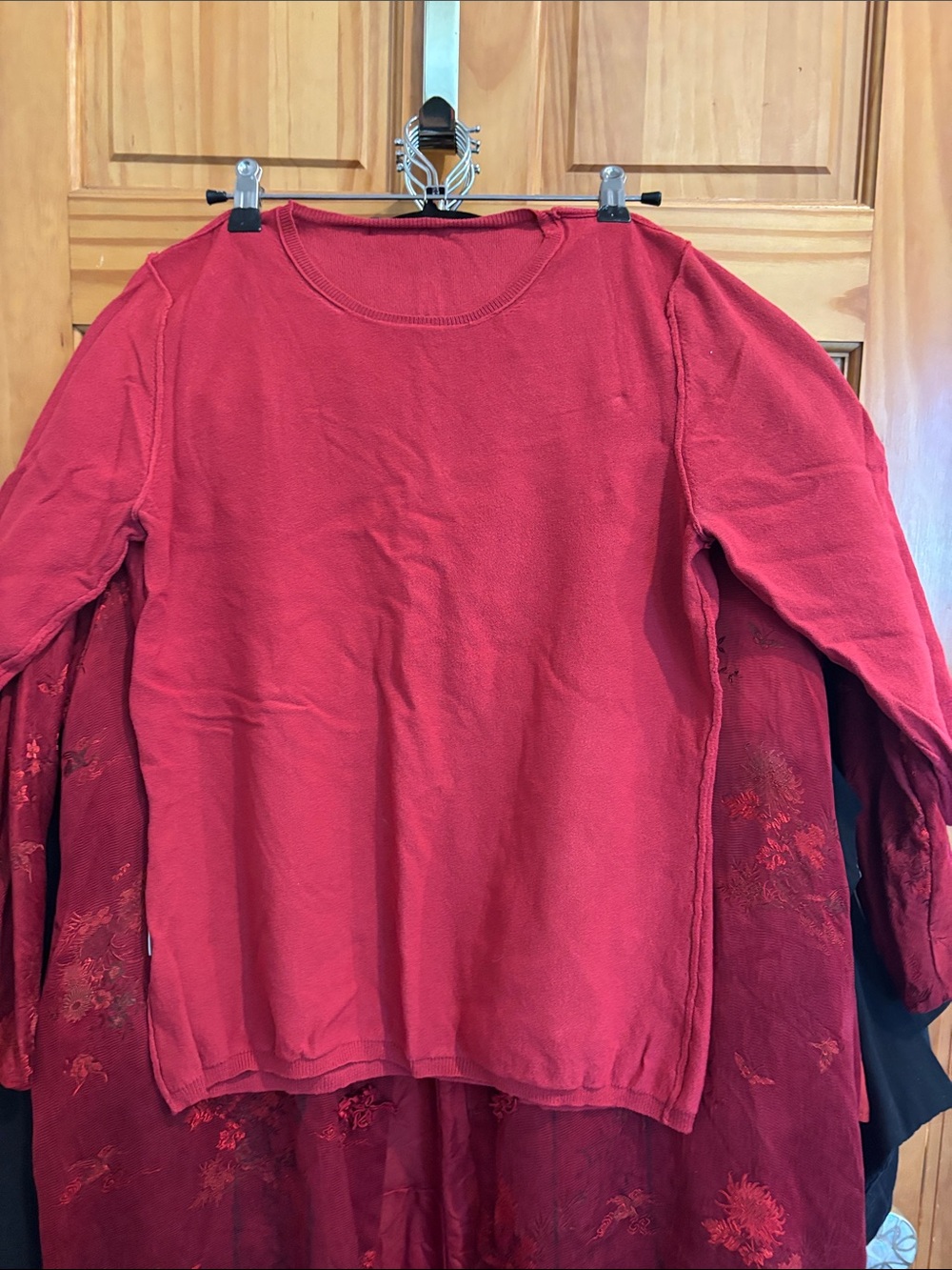 Banana Republic Bright Red Crewneck Sweatshirt